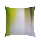 Close-up of Enchanted Rose Garden Outdoor Pillow with floral design